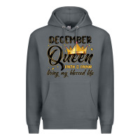 Rock december queen faith and favor living my blessed l Premium Hoodie - MaliasSmallBusiness