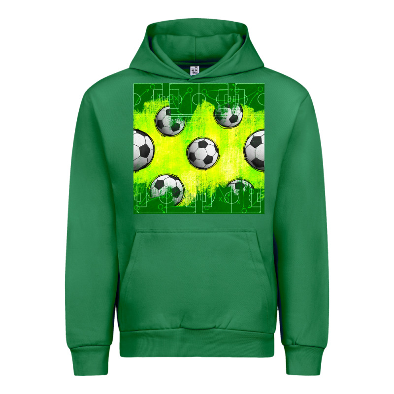 Soccer Balls With Field  And Tactics Seamless Pattern Urban Hoodie by BundleAndBundleShop | Teevron