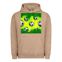 Pigment Burro soccer balls with field  and tactics seamless pattern Urban Hoodie - BundleAndBundleShop