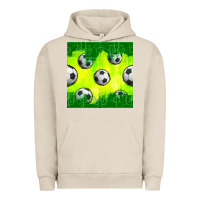 Pigment French Oak soccer balls with field  and tactics seamless pattern Urban Hoodie - BundleAndBundleShop