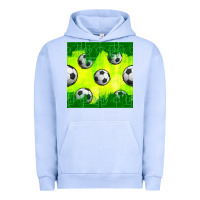 Pigment Grape Ice soccer balls with field  and tactics seamless pattern Urban Hoodie - BundleAndBundleShop