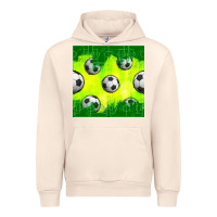 Sandshell soccer balls with field  and tactics seamless pattern Urban Hoodie - BundleAndBundleShop