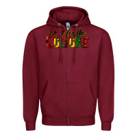 Burgundy do it for the culture juneteenth Zipper Hoodie - HRA Design Shop
