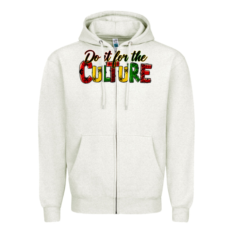Do It For The Culture Juneteenth Zipper Hoodie by HRA Design Shop | Teevron