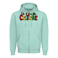 Seafoam do it for the culture juneteenth Zipper Hoodie - HRA Design Shop