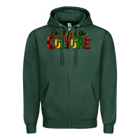 Sports Green do it for the culture juneteenth Zipper Hoodie - HRA Design Shop