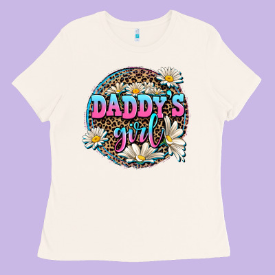 Daddy's Girl Ladies Tee Designed By Adodesignshop