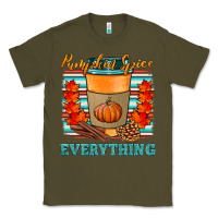 Army Green pumpkin spice everything Classic Tee - HRA Design Shop