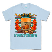 Dusty Blue pumpkin spice everything Classic Tee - HRA Design Shop