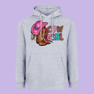 Valentine Day Boots Hat And Roses Heavyweight Hoodie Designed By Adodesignshop