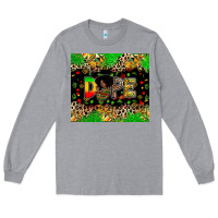 Heather Grey dope juneteenth Long Sleeve Tee - Zillion Design Studio