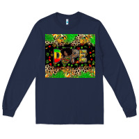Navy dope juneteenth Long Sleeve Tee - Zillion Design Studio