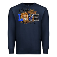 Navy For The Love Of The Lions Premium Sweatshirt - LillyAllenDesigns