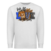 Oatmeal Heather For The Love Of The Lions Premium Sweatshirt - LillyAllenDesigns