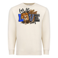 Sandshell For The Love Of The Lions Premium Sweatshirt - LillyAllenDesigns