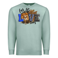 Seafoam For The Love Of The Lions Premium Sweatshirt - LillyAllenDesigns