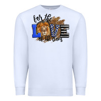 White For The Love Of The Lions Premium Sweatshirt - LillyAllenDesigns