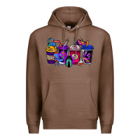 Chestnut gaming coffee cups Premium Hoodie - NancyCooperArtShop