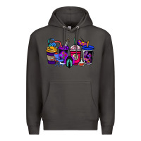 Smoke gaming coffee cups Premium Hoodie - NancyCooperArtShop