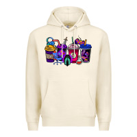 Tofu gaming coffee cups Premium Hoodie - NancyCooperArtShop