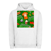 Pigment Lunar Rock soccer ball uniform and shoes seamless pattern Urban Hoodie - BundleAndBundleShop