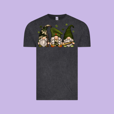 Army Gnomes Vintage Tee Designed By Zillion Design Studio