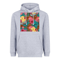 Heather Grey hatched egg easter chicks seamless pattern Heavyweight Hoodie - Artiststas