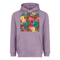 Lavender hatched egg easter chicks seamless pattern Heavyweight Hoodie - Artiststas