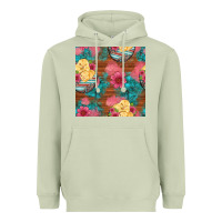 Matcha hatched egg easter chicks seamless pattern Heavyweight Hoodie - Artiststas