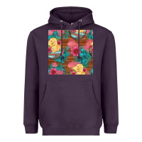Plum hatched egg easter chicks seamless pattern Heavyweight Hoodie - Artiststas