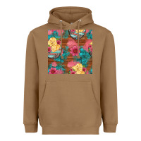 Toasted Coconut hatched egg easter chicks seamless pattern Heavyweight Hoodie - Artiststas
