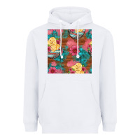 White hatched egg easter chicks seamless pattern Heavyweight Hoodie - Artiststas