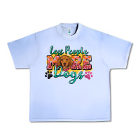 Grape Ice less people more dogs Urban Heavy Tee - Zillion Design Studio