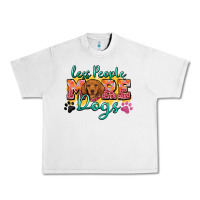 Lunar Rock less people more dogs Urban Heavy Tee - Zillion Design Studio