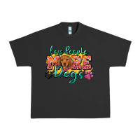 Pigment Black less people more dogs Urban Heavy Tee - Zillion Design Studio