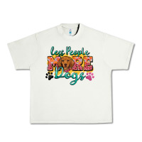Pistachio less people more dogs Urban Heavy Tee - Zillion Design Studio