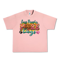 Salmon less people more dogs Urban Heavy Tee - Zillion Design Studio