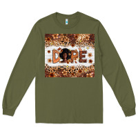 Army Green Dope Melanin Long Sleeve Tee - Zillion Design Studio