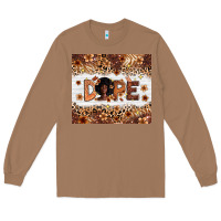 Toasted Coconut Dope Melanin Long Sleeve Tee - Zillion Design Studio