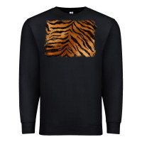 Black handdrawn tiger pattern background Premium Sweatshirt - BarkalooDesign