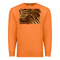 Carrot handdrawn tiger pattern background Premium Sweatshirt - BarkalooDesign