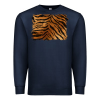Navy handdrawn tiger pattern background Premium Sweatshirt - BarkalooDesign