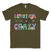 Army Green beautiful crazy Classic Tee - CowhideDigitalArt