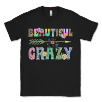 Black beautiful crazy Classic Tee - CowhideDigitalArt
