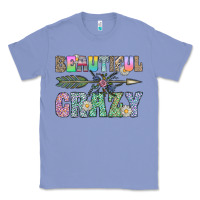 Colony Blue beautiful crazy Classic Tee - CowhideDigitalArt