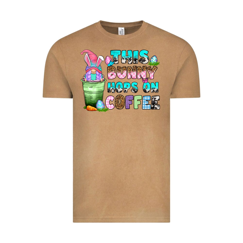 This Bunny Hops On Coffee Vintage Tee by Zillion Design Studio | Teevron