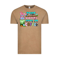 Vintage Coffee this bunny hops on coffee Vintage Tee - Zillion Design Studio