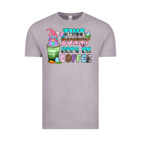 Vintage Zinc this bunny hops on coffee Vintage Tee - Zillion Design Studio