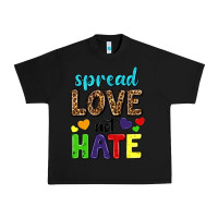 Black spread love not hate Urban Heavy Tee - texasbilliewilder