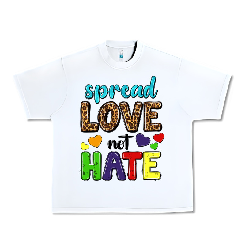Spread Love Not Hate Urban Heavy Tee by texasbilliewilder | Teevron